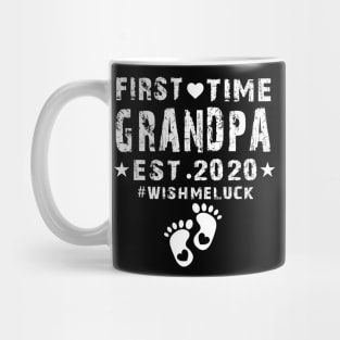 First Time Grandpa Est 2020-Promoted to Grandpa 2020 Mug